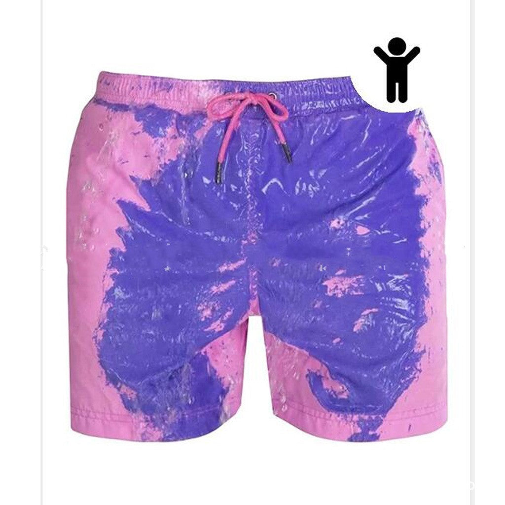 Magical Change Color Beach Shorts Summer Men Swimming Trunks Swimwear Swimsuit Quick Dry bathing shorts Beach Pant